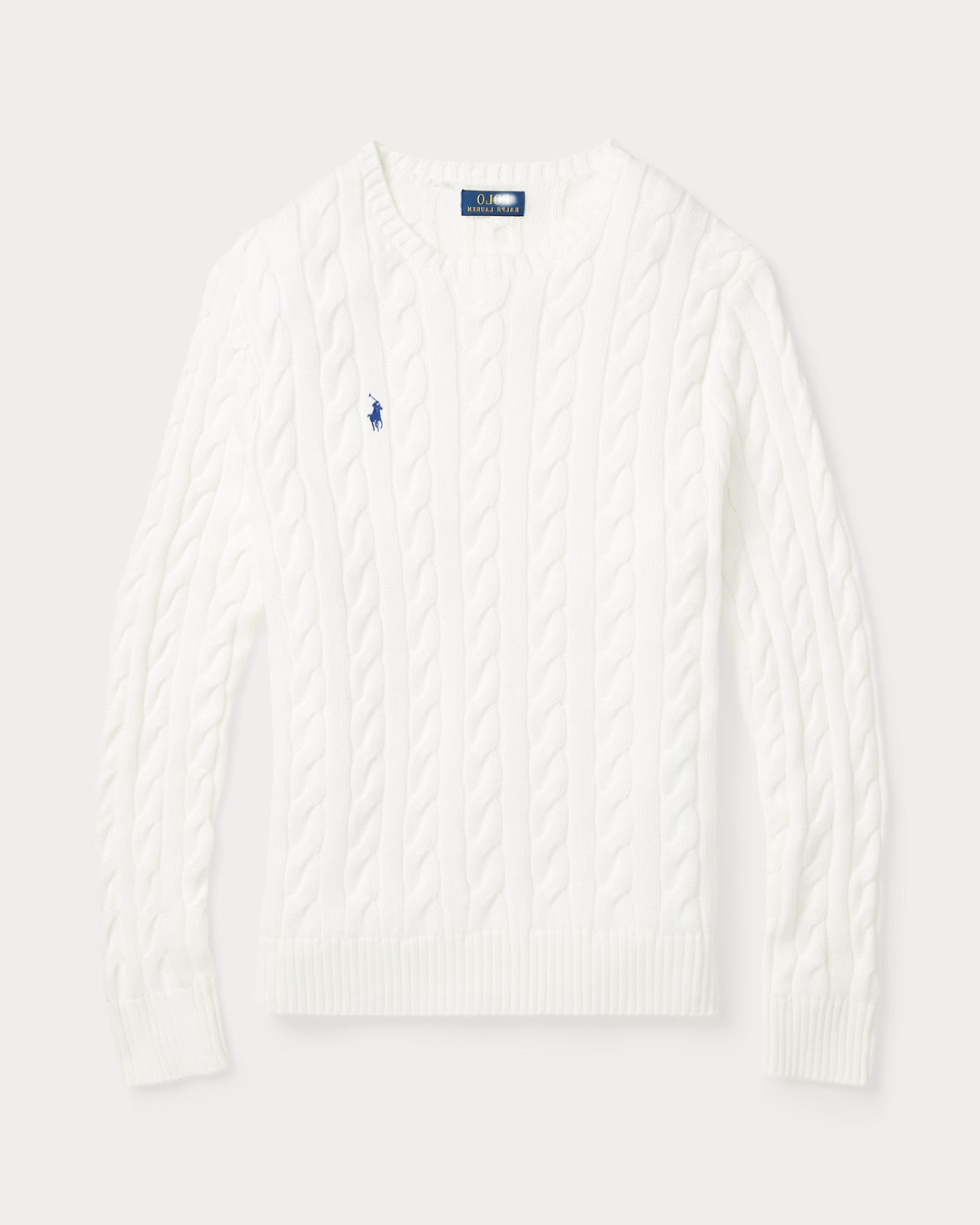 Maglione Classico in Cotone Intrecciato