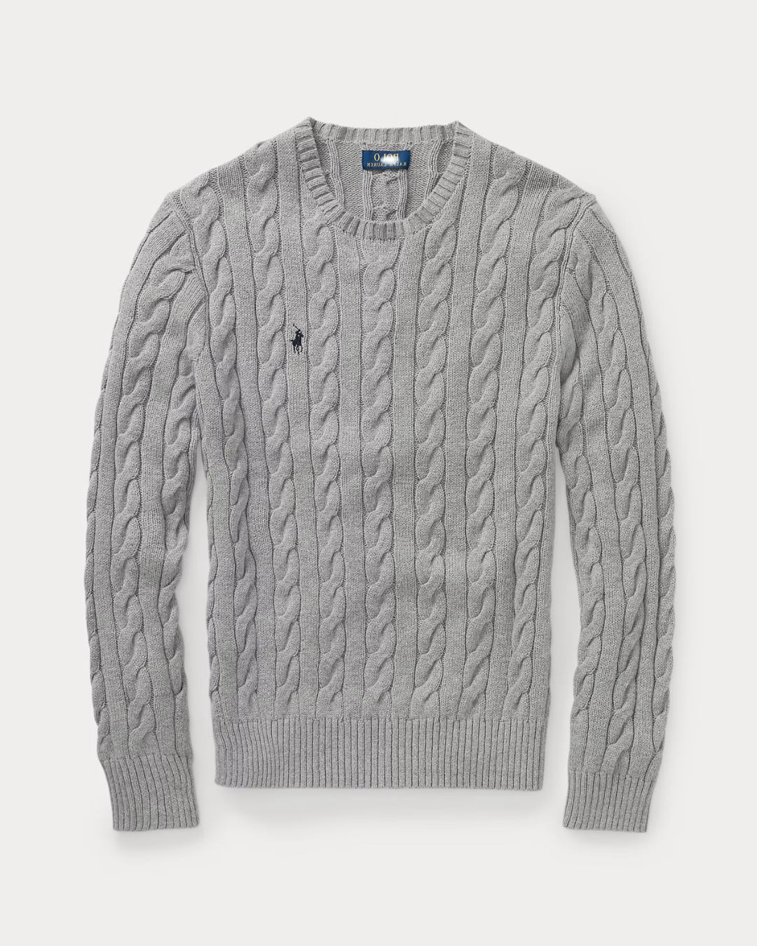 Maglione Classico in Cotone Intrecciato