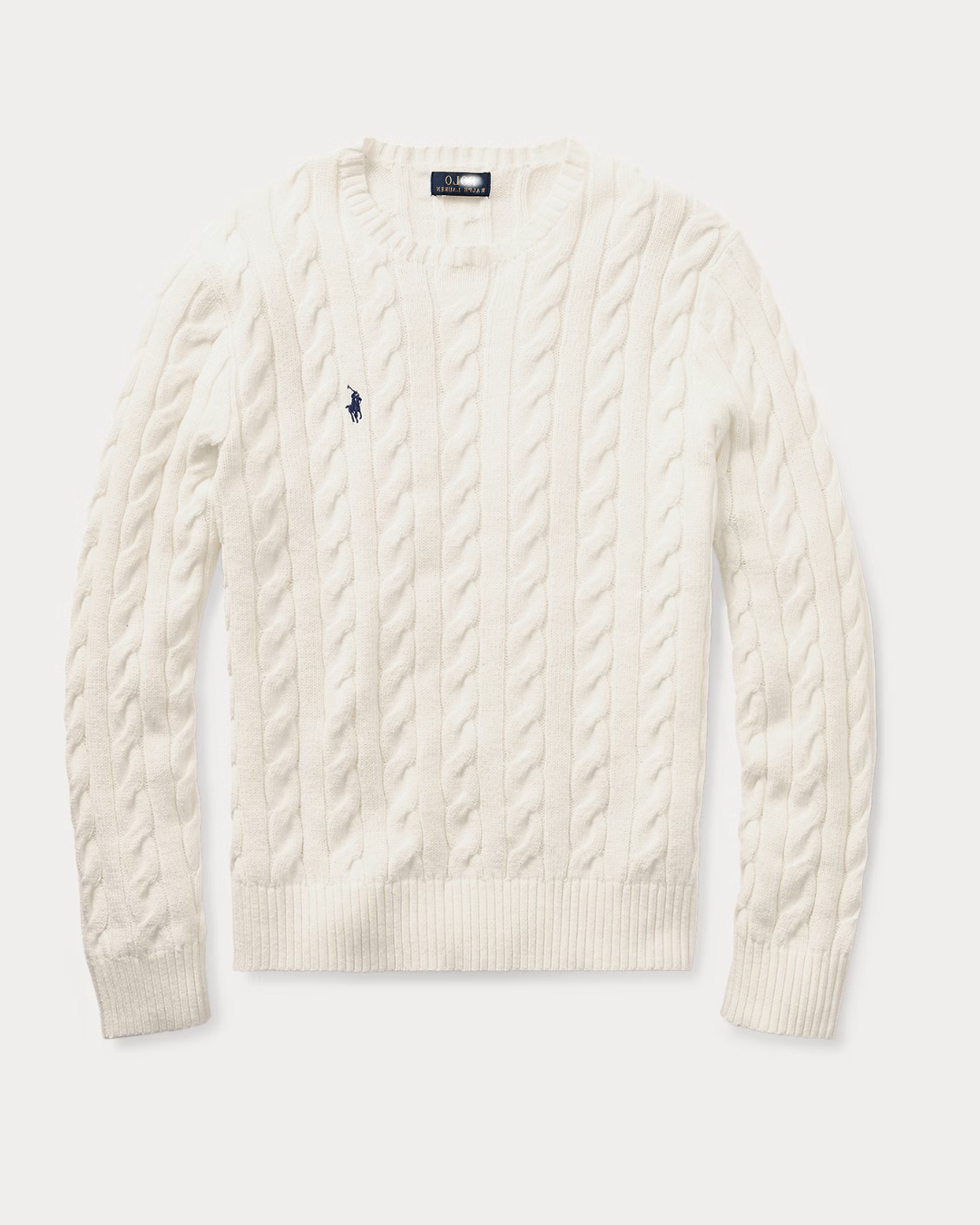 Maglione Classico in Cotone Intrecciato